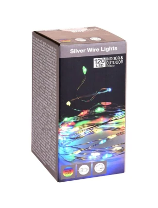 DRÁTĚNÉ SVĚTLA GIRLANDA 120 VEDL VÍCEBAREVNÝ