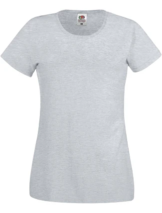 Fruit of the Loom Lady-Fit Original T Dámské tričko 16.1420 heather grey Fruit of the Loom Lady-Fit Original T Dámské tričko 16.1420 heather grey