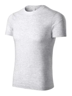 Peak tričko unisex světle šedý melír