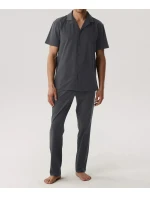 Pánské pyžamo na zip BNMP-002 kr/r - Atlantic