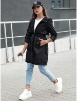 Dámská přechodná bunda parka MODERNS černá FashionStreet TY4390