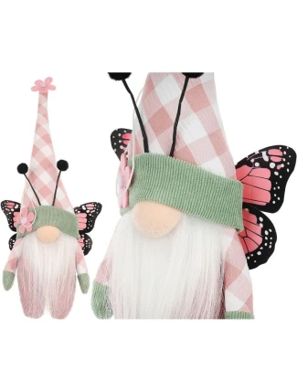 GHOST GNOM MOTHROOM PALE 25CM SPRING DECORATION dětské