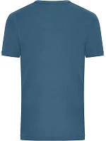 Daiber 8040 Pánské bio tričko s jemným žebrováním 02.8040 dusty blue