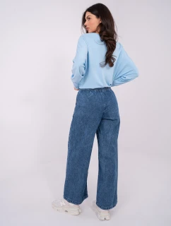 Kalhoty D80038BB62627M327 tmavě modré