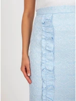 Sukně LK SD 506633.11 světle modrá - FPrice