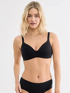 Dámská podprsenka ZERO Feel Pure THE UP TShirt Bra Black černá - SLOGGI