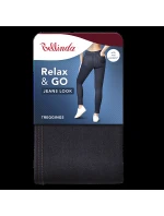 Dámské tregíny RELAX & GO JEANS TREGGINGS - BELLINDA - tmavě modrá