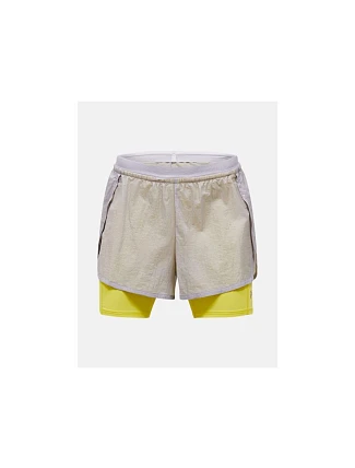 Dámské šortky PEAK PERFORMANCE W Discover 2-In-1 Shorts, šedé Dámské šortky PEAK PERFORMANCE W Discover 2-In-1 Shorts, šedé