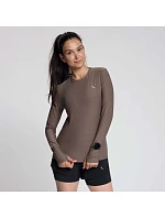 Běžecké tričko Rogelli T-shirt DR ESSENTIAL, barva mokka, velikost 2XL