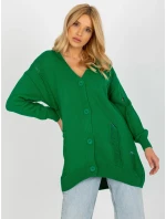 Dámský kardigan LC SW 8042.12x zelená - FPrice Dámský kardigan LC SW 8042.12x zelená - FPrice