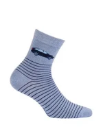 Chlapecké vzorované ponožky Wola W44.P01 U44.P01 33-38