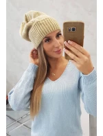 Dámská čepice Ingrid K371 beige Dámská čepice Ingrid K371 beige