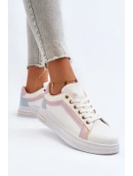 Dámské tenisky s flitry růžové Elnami