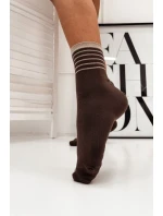 DÁMSKÉ PRUHOVANÉ PONOŽKY S LUREXEM 0200.028