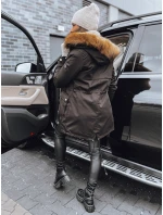 Dámská parka STELLA black FashionStreet TY3180 Dámská parka STELLA black FashionStreet TY3180