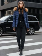 Dámská prošívaná zimní bunda VERSES navy blue FashionStreet TY4039