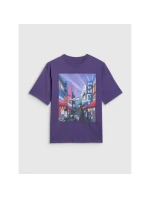 Chlapecké tričko oversize s potiskem 4F 4FJRAW25TTSHM3061-51S