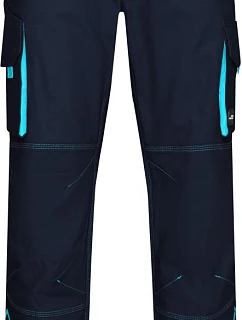 Daiber JN 847 (62) Pracovní kalhoty - Color 02.847X navy/turquoise
