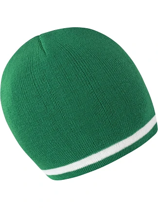 Result Headwear R 368X Pletená čepice s kontrastními pruhy 28.368X emerald/white Result Headwear R 368X Pletená čepice s kontrastními pruhy 28.368X emerald/white