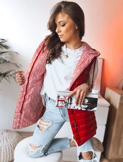 Dámská vesta CRISTINA červená FashionStreet TY3471