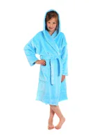 Dětský župan Siena s kapucí 9156 tyrkysová - Vestis Dětský župan Siena s kapucí 9156 tyrkysová - Vestis