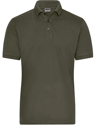 Daiber JN 1806 Pánské pracovní elastické bio polo - Solid 02.1806 olive Daiber JN 1806 Pánské pracovní elastické bio polo - Solid 02.1806 olive