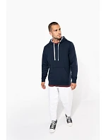 Kariban K 4013 Unisex mikina s kapucí 20.K013 navy/mariniere Kariban K 4013 Unisex mikina s kapucí 20.K013 navy/mariniere