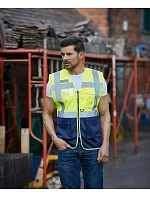 Yoko HVW 820 Hi-Vis síťovaná bezpečnostní vesta 79.W820 hi vis yellow Yoko HVW 820 Hi-Vis síťovaná bezpečnostní vesta 79.W820 hi vis yellow