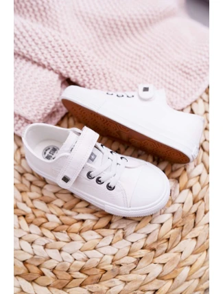 Dětské Kožené Tenisky BIG STAR EE374035 Bílé