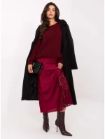 Sukně MI SD G9140.34 bordó