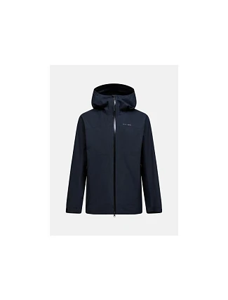 Pánská bunda PEAK PERFORMANCE M Treeline Hipe 2.5L Shell Jacket, černá Pánská bunda PEAK PERFORMANCE M Treeline Hipe 2.5L Shell Jacket, černá
