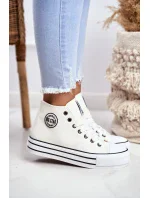 Dámské kotníkové tenisky Big Star - bílé