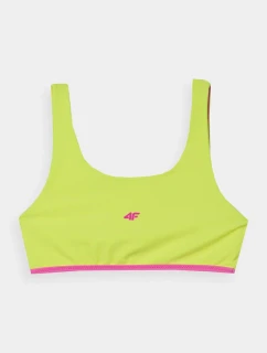 Dívčí dvoudílné plavky 4F - zelené/růžové