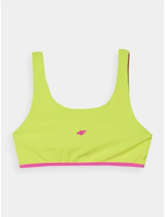 Dívčí dvoudílné plavky 4F - zelené/růžové Dívčí dvoudílné plavky 4F - zelené/růžové