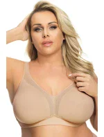 Měkká dámská podprsenka K422 ANYA béžová - Gorsenia Měkká dámská podprsenka K422 ANYA béžová - Gorsenia