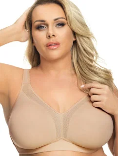Měkká dámská podprsenka K422 ANYA béžová - Gorsenia