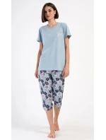 Dámské pyžamo kapri Agnes Dámské pyžamo kapri Agnes