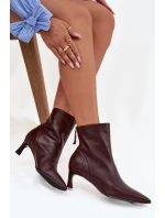 Boty na podpatku  model 219120 Step in style