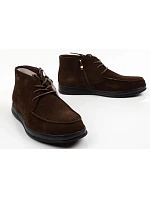 Lee Cooper boty pánské elegantní kožené hnědé trzewiki na zip Lee Cooper boty pánské elegantní kožené hnědé trzewiki na zip