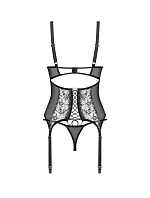 Dámský kouzelný korzet Vila Blanes Corset černý - Obsessive