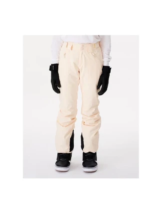 Lyžařské kalhoty RIP CURL Rider s vysokým pasem bílé