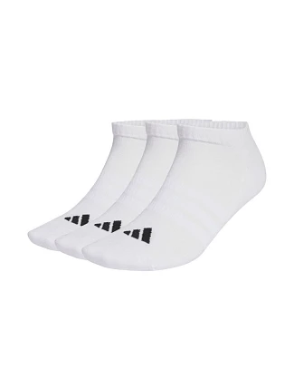 Adidas Cushioned Essentials Low Cut ponožky 3 páry bílé JZ0535