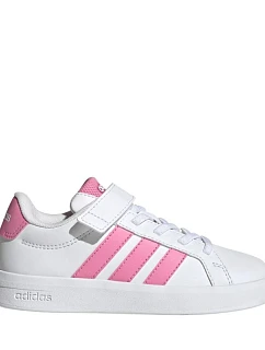 Dětská obuv adidas Grand Court 3.0 white and pink JP9371