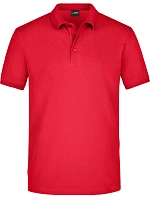 Daiber JN 710 Pánské elastické piqué polo 02.0710 red Daiber JN 710 Pánské elastické piqué polo 02.0710 red