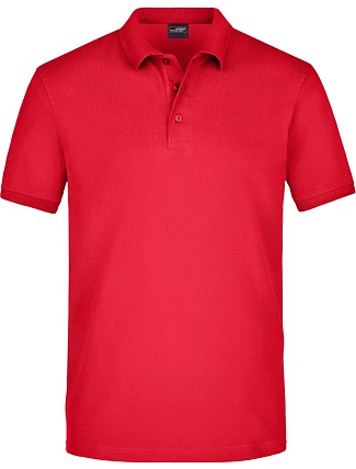 Daiber JN 710 Pánské elastické piqué polo 02.0710 red Daiber JN 710 Pánské elastické piqué polo 02.0710 red