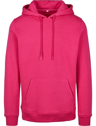 Build your Brand BY 011 Mikina s kapucí z těžké bavlny 56.0011 hibiscus pink Build your Brand BY 011 Mikina s kapucí z těžké bavlny 56.0011 hibiscus pink