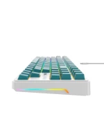 Herní klávesnice Havit KB901L (bílá a zelená)