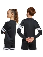 Dětský dres adidas Squadra 25 s dlouhým rukávem černobílý JJ0047