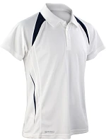 Spiro S 177M Pánské týmové piqué polo 29.177M white/navy