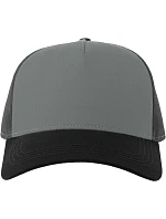 Atlantis Headwear Rapper Cotton-S 5 panelová Trucker kšiltovka 33.0260 grey/dark grey/black